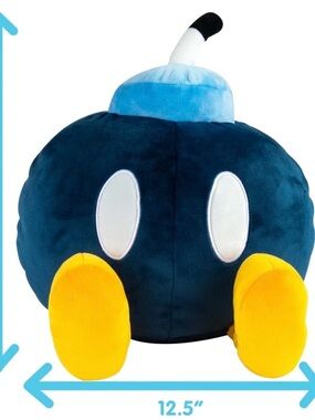 Super Mario™ Bob-omb Mega Plush Toy, 15 inch